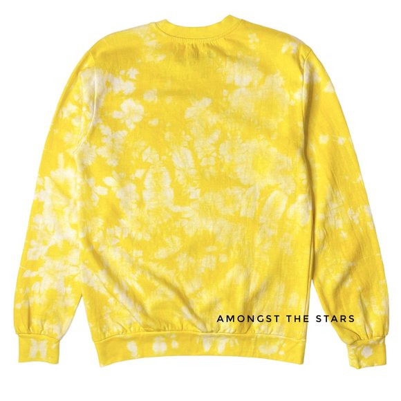 Urban Outfitters Sublime Long Beach Yellow Tie Dye Oversized Sweatshirt - Picture 5 of 8